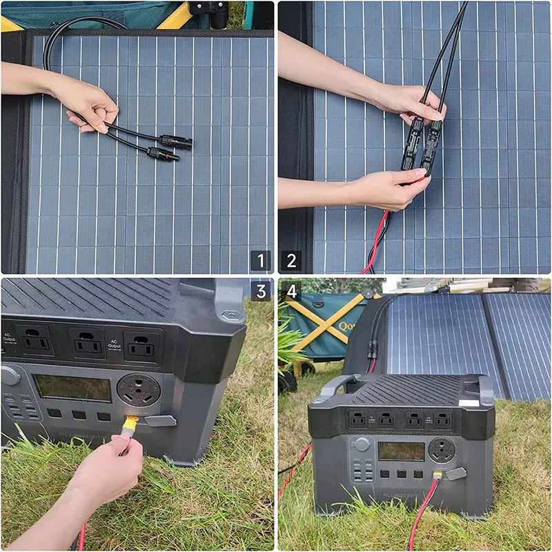 XT60 Zonnepaneel adapterkabel 6m