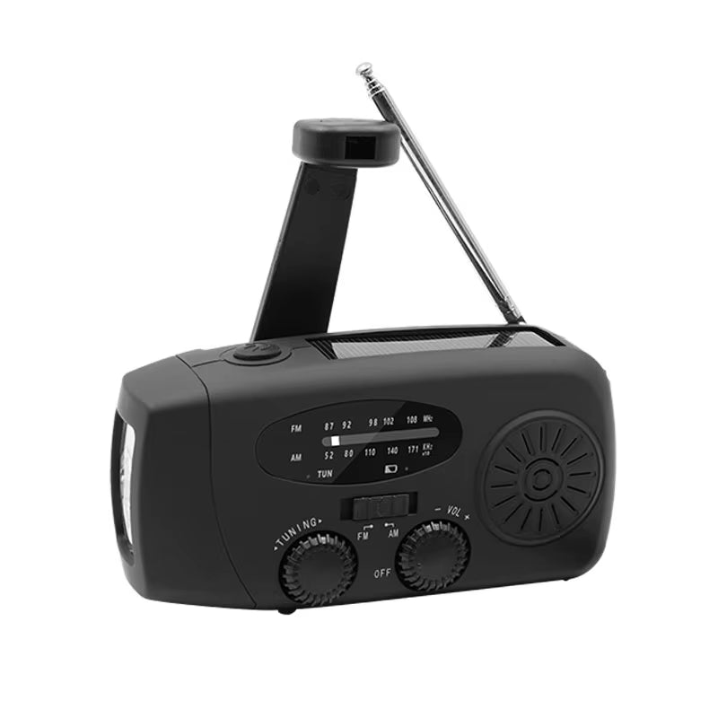Noodradio op zonne-energie