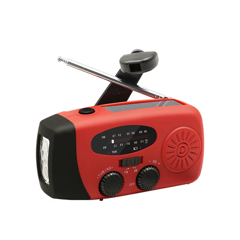 Noodradio op zonne-energie