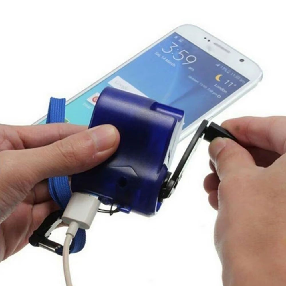 Handmatige noodlader – USB smartphone