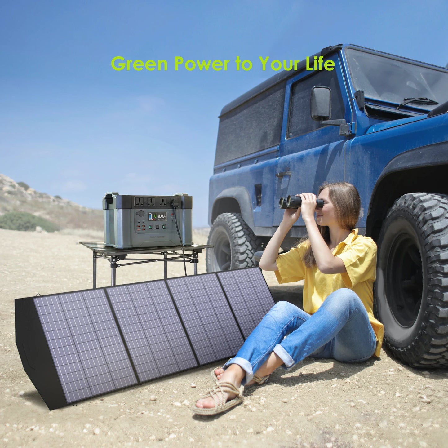 ALLPOWERS 200W Opvouwbaar zonnepaneel