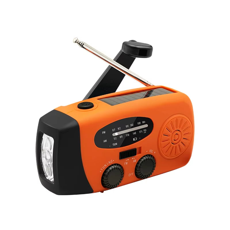 Noodradio op zonne-energie